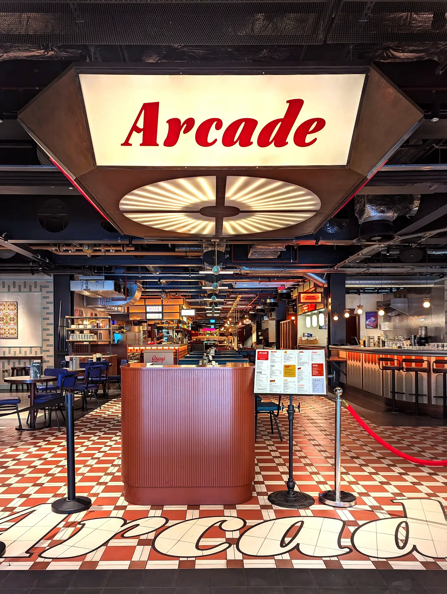 Interior of Arcade
