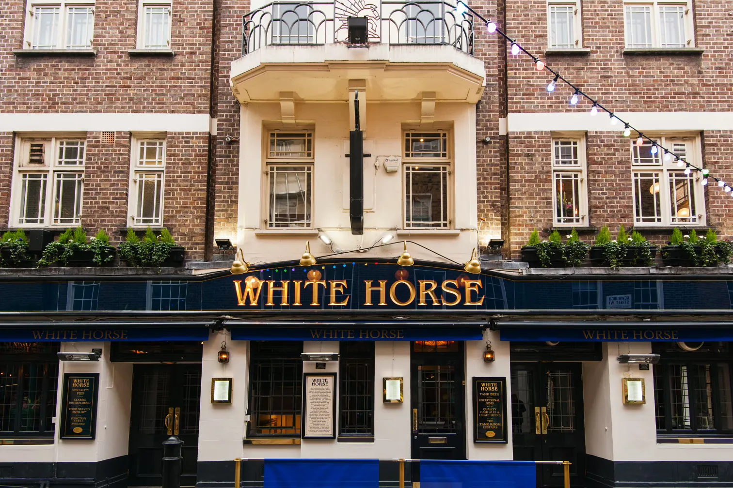 Interior of White Horse, Soho