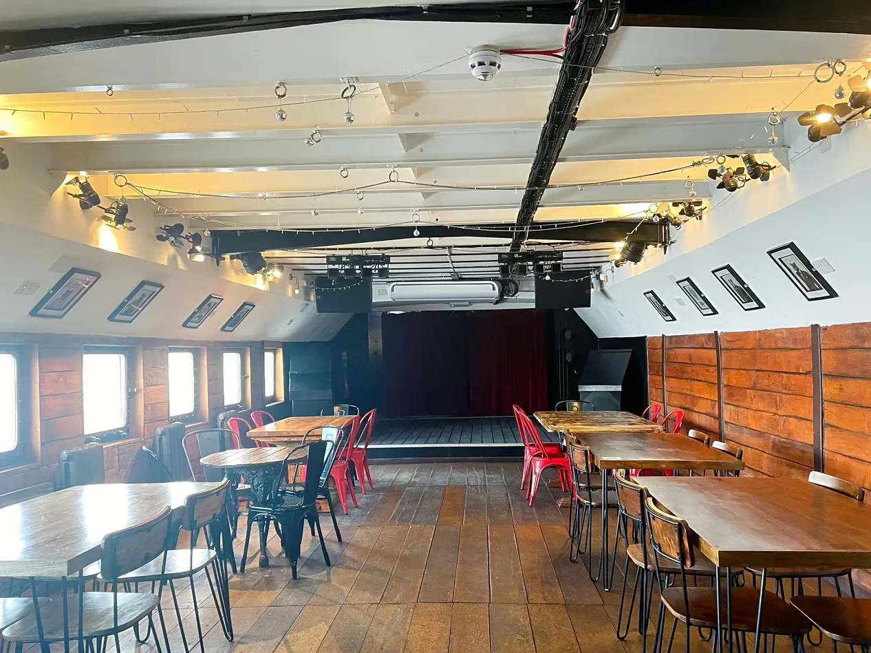 Interior of Battersea Barge