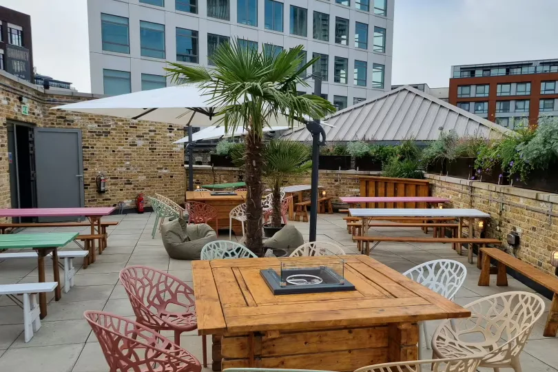 The Rooftop Bar at The Rum House at Jim & Tonic East