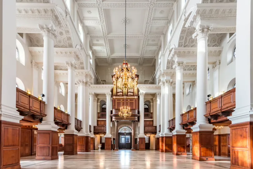 Interior of Christ Church Spitalfields