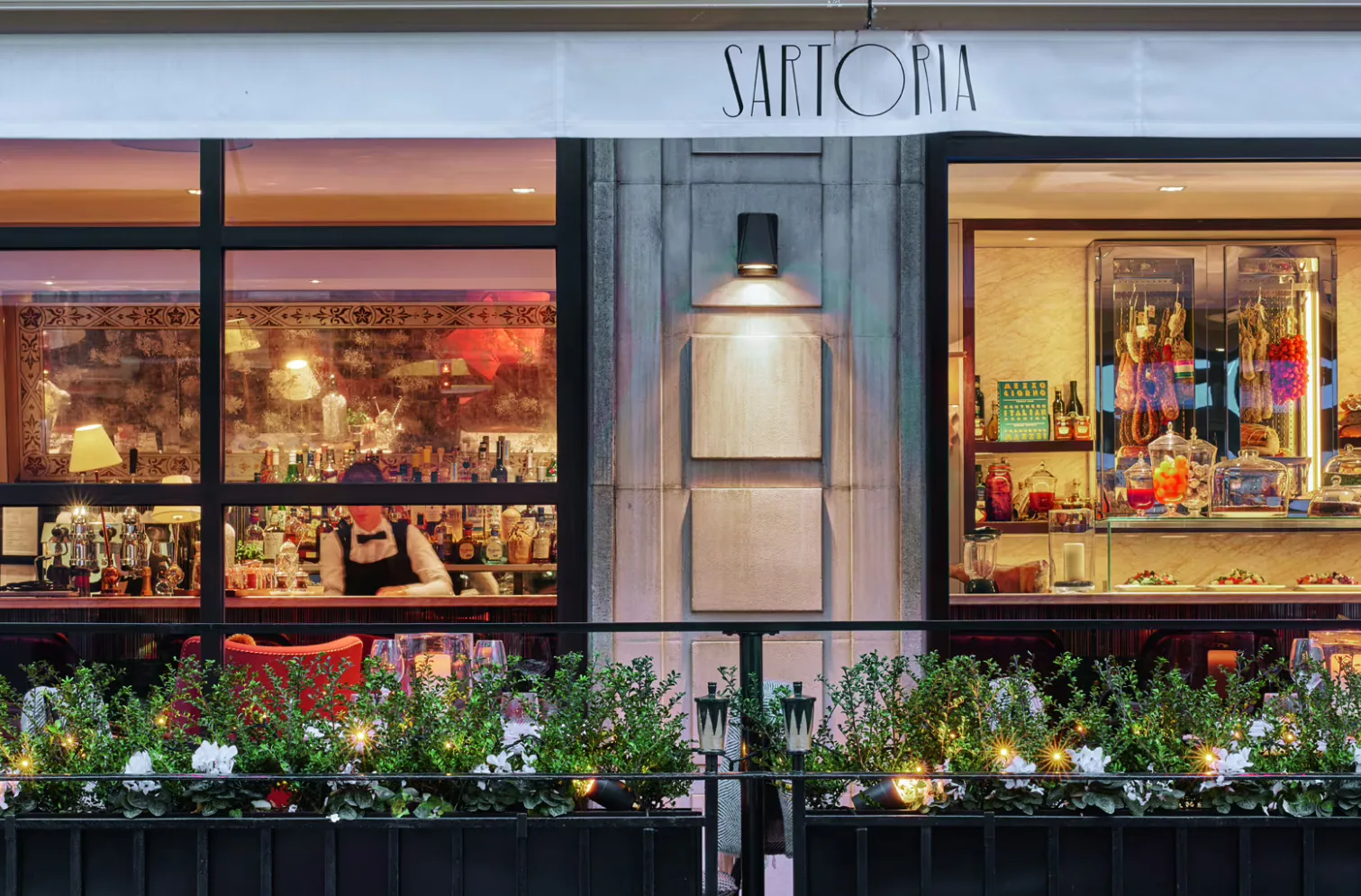 Interior of Sartoria Mayfair