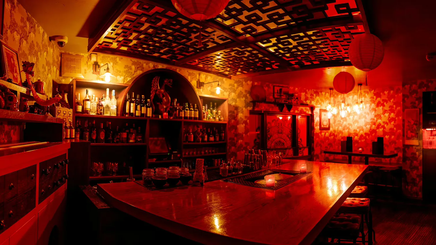 Interior of Opium Chinatown