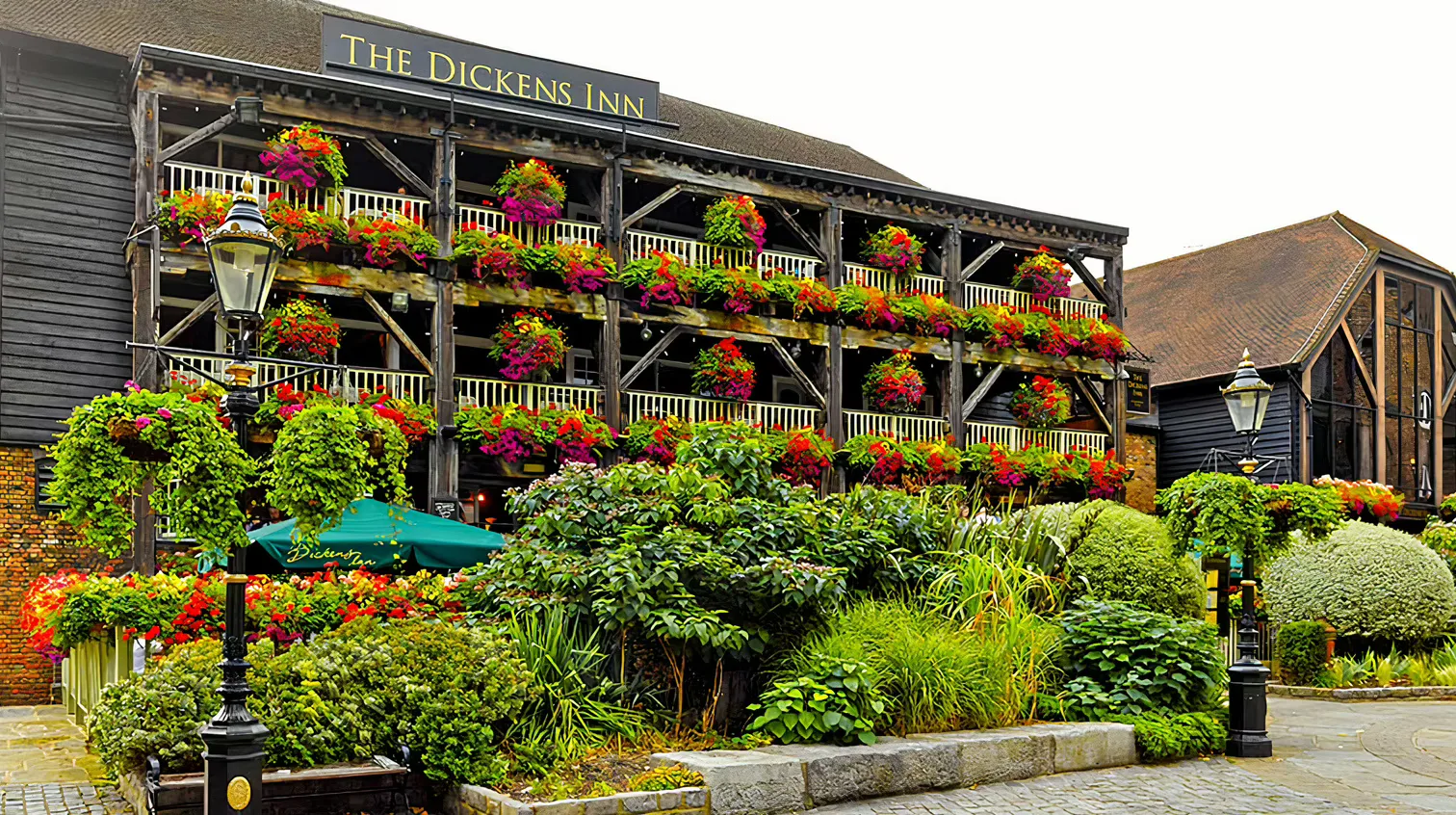 Interior of The Dickens Inn