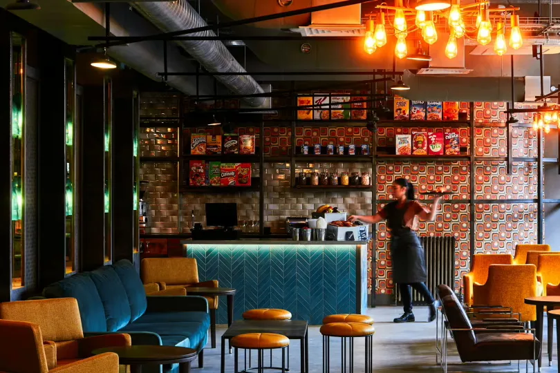 Interior of New Road Hotel