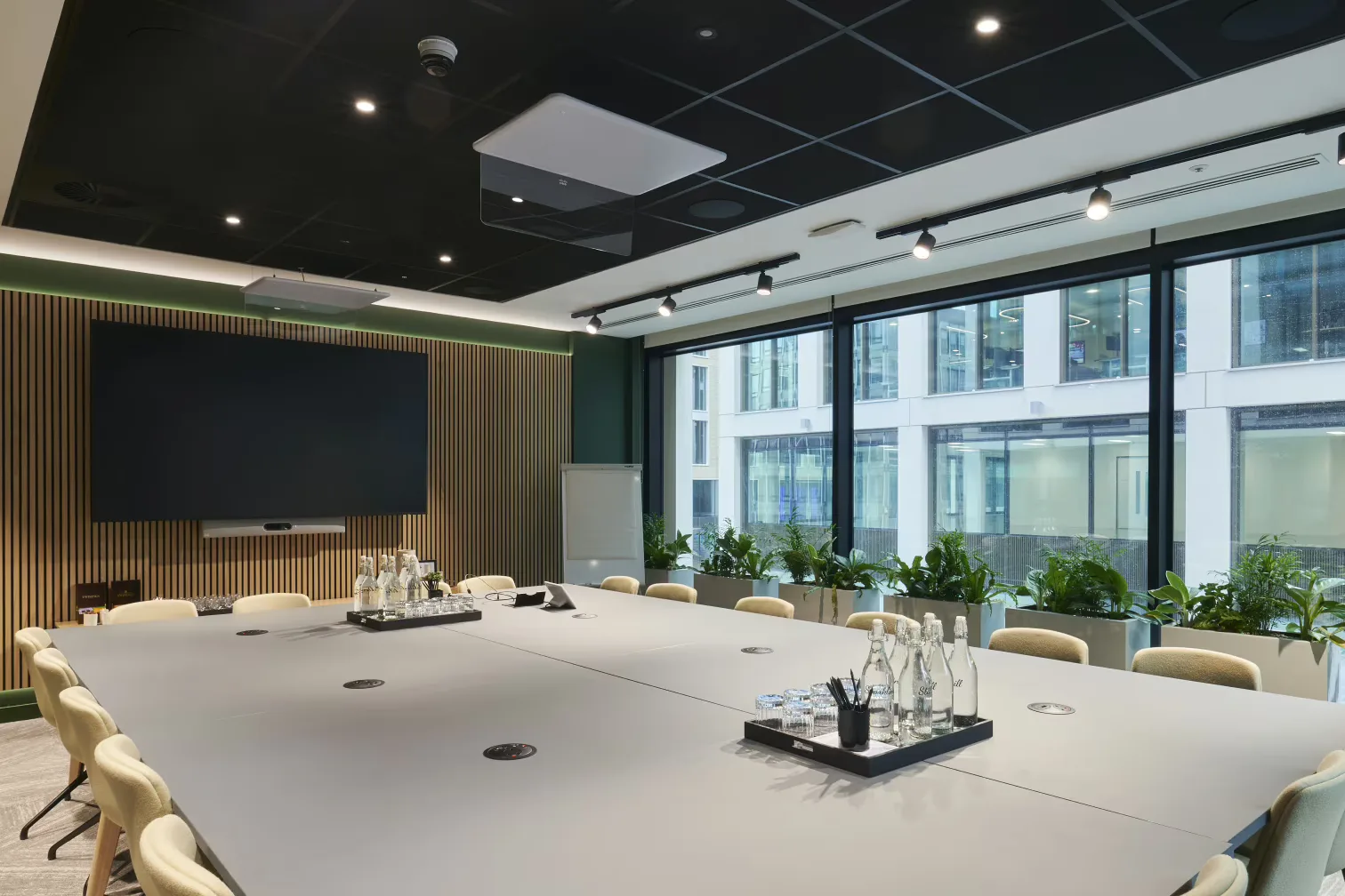 Woodland at Landmark: Orchard Place, Victoria, London