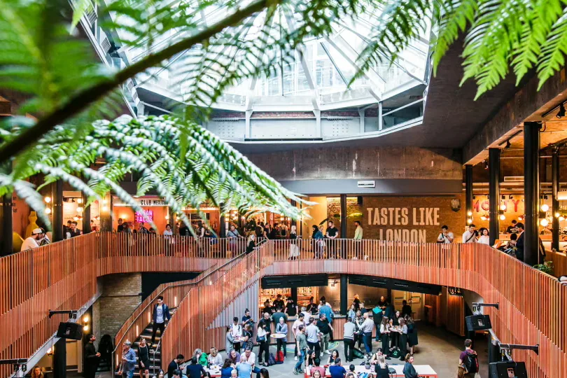 Interior of Seven Dials Market