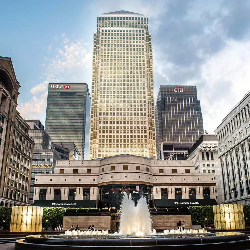 Interior of Boisdale of Canary Wharf