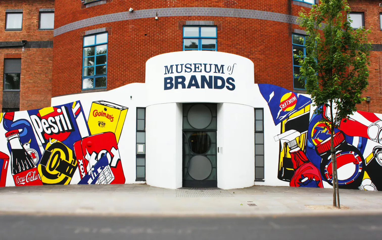 Interior of Museum of Brands