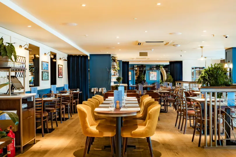 Interior of Cote Brasserie London Bridge - Hay's Galleria