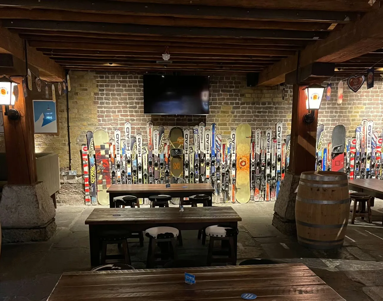 Interior of Munich Cricket Club Canary Wharf