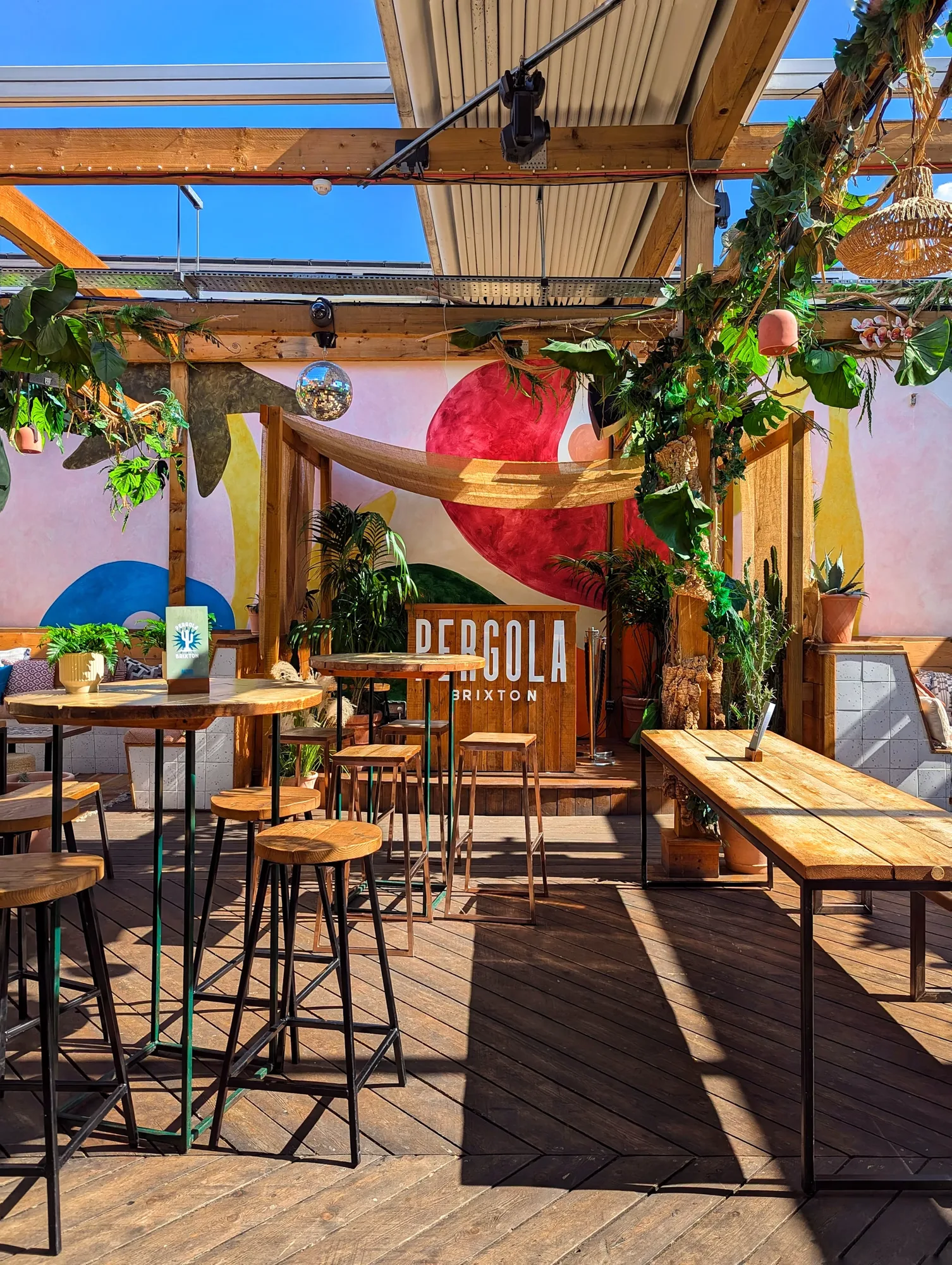 Interior of Pergola Brixton