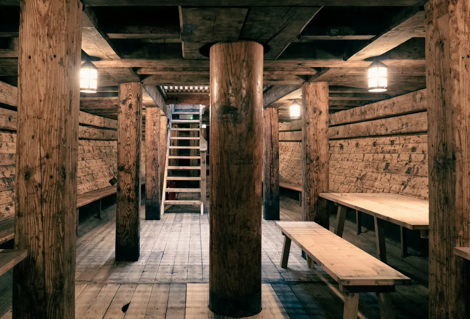 Interior of The Golden Hinde