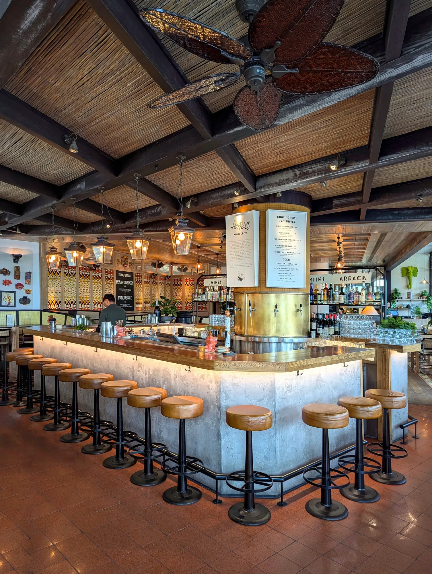 Interior of Hoppers
