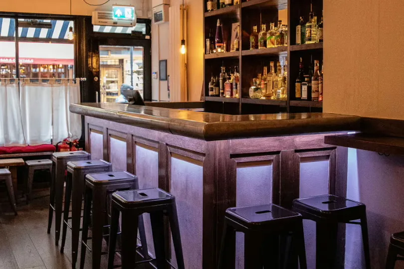 Interior of Beasy Soho