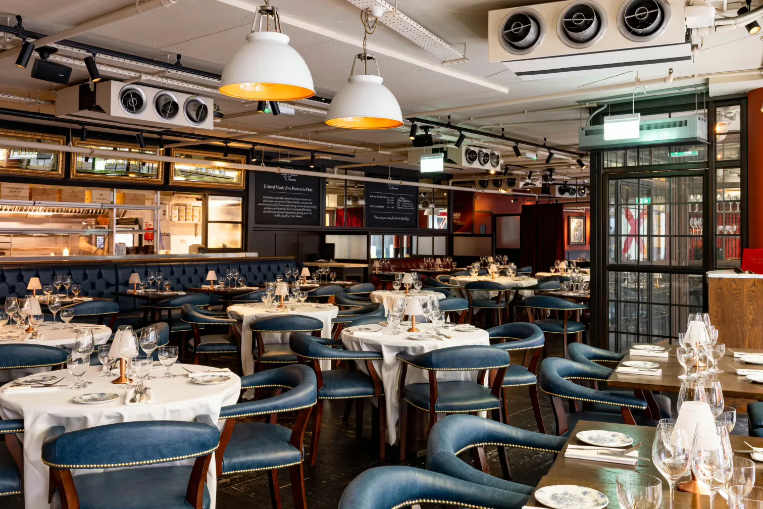 Interior of Paternoster Chop House