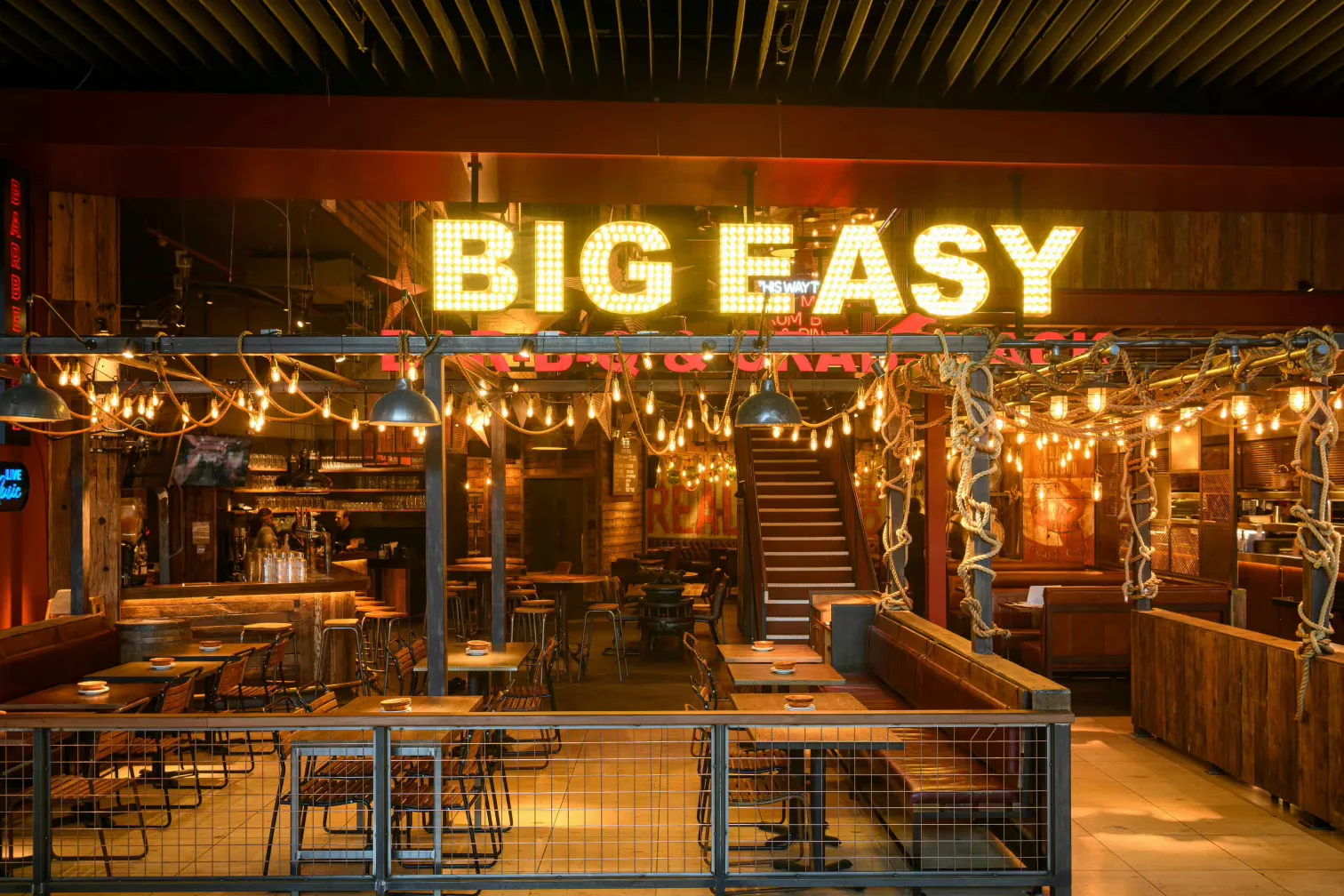 Interior of BIG EASY - Bluewater