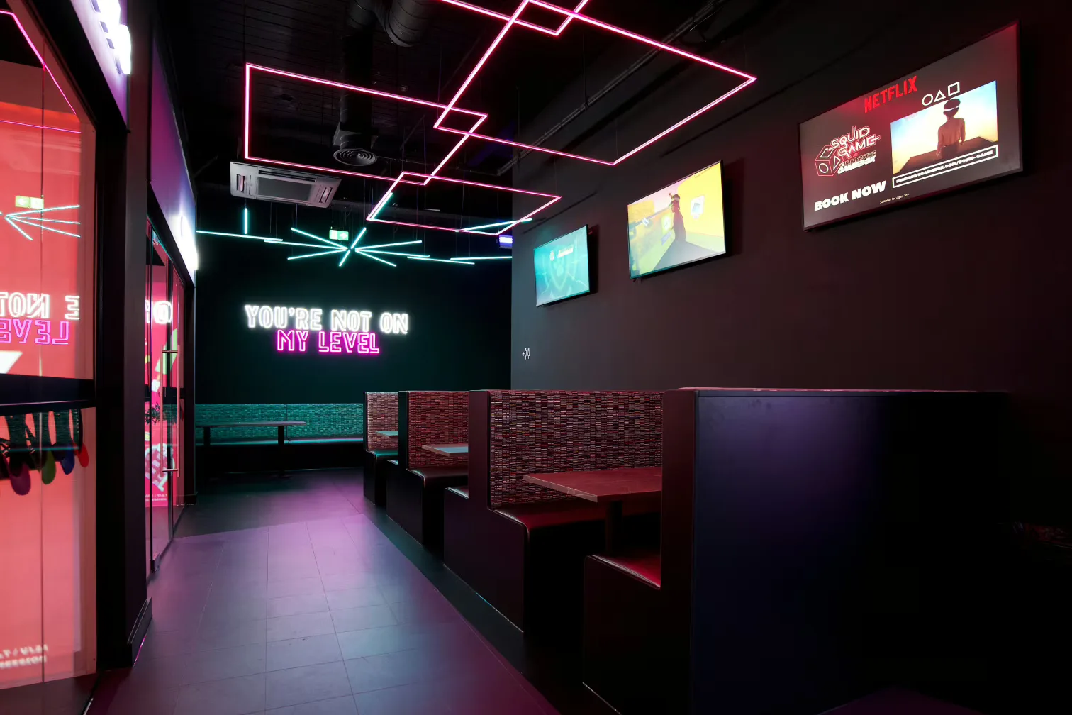 Interior of Immersive Gamebox - Shoreditch