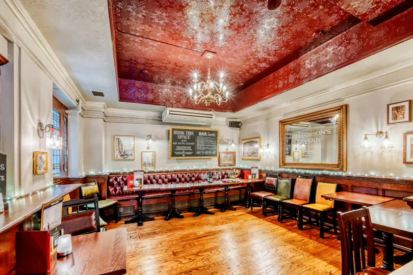 Interior of The Williamson's Tavern