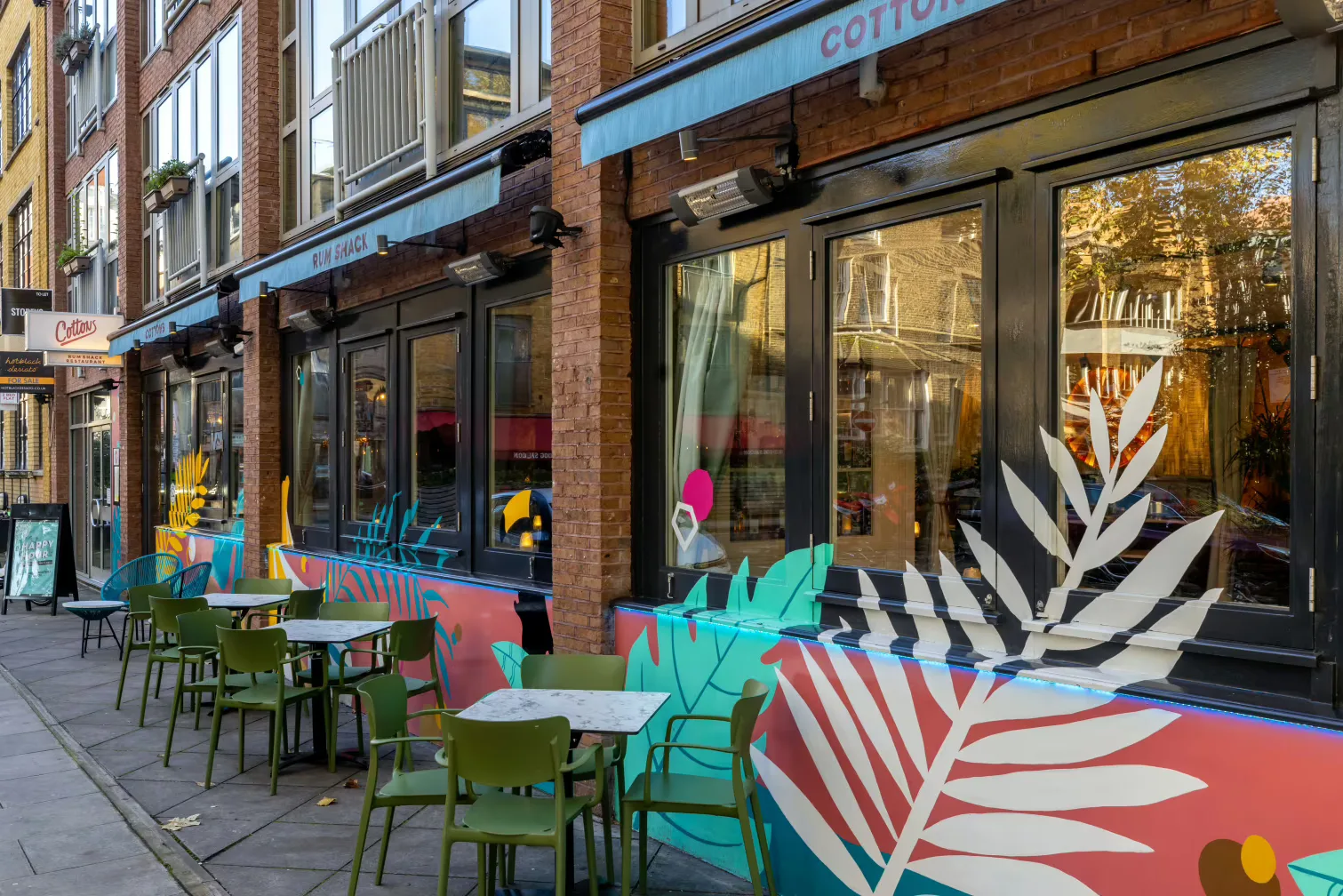 Interior of Cottons Shoreditch