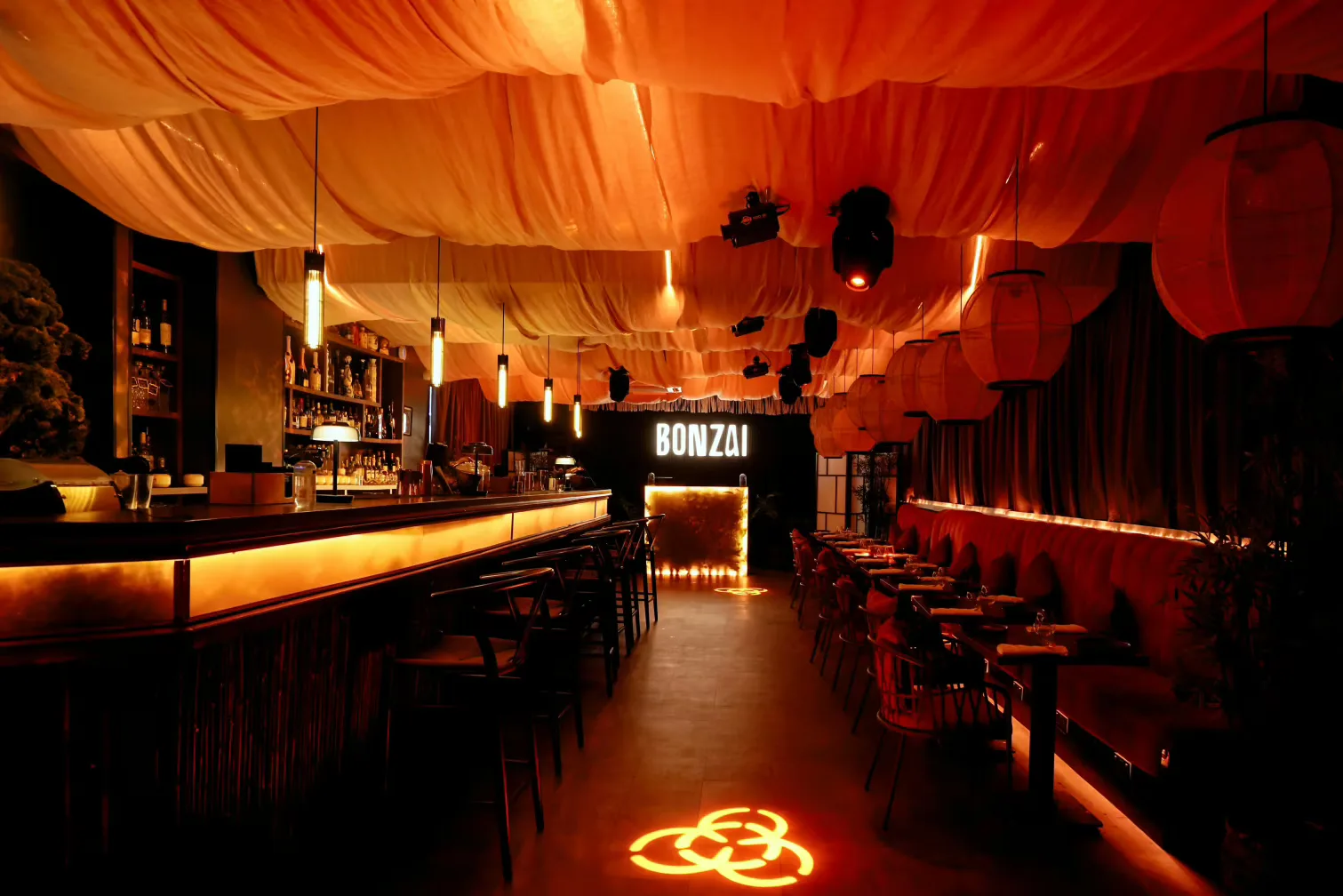 Interior of Bonzai London