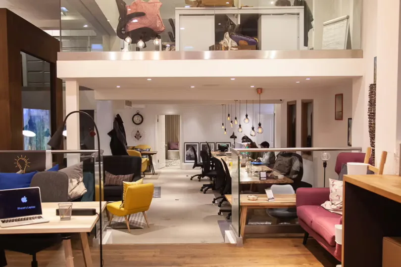 Interior of IdeaSpace London