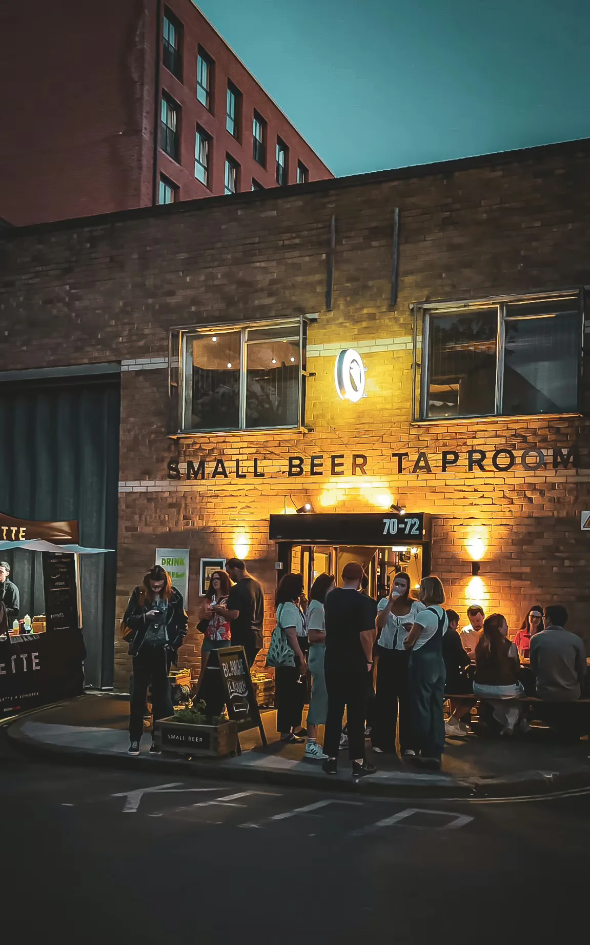 Interior of SMALL BEER Brewery & Taproom