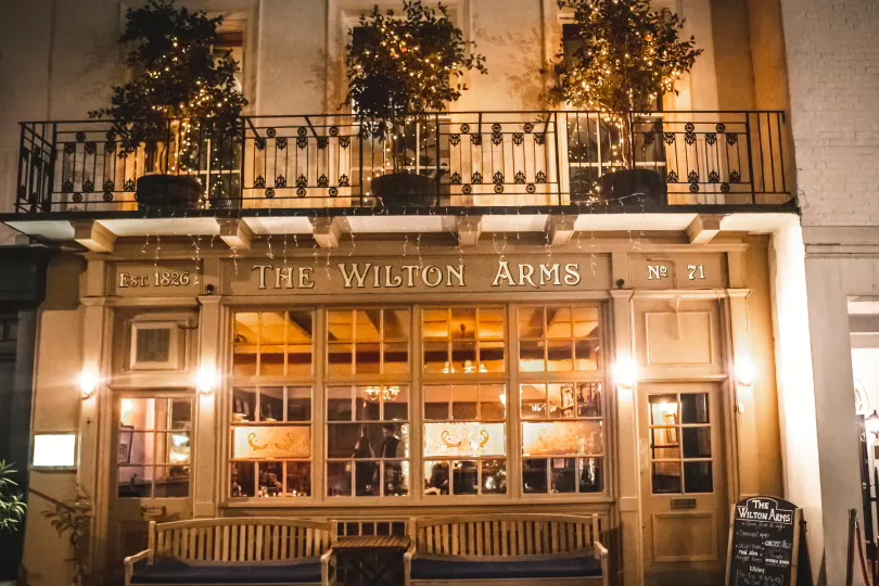 Interior of The Wilton Arms