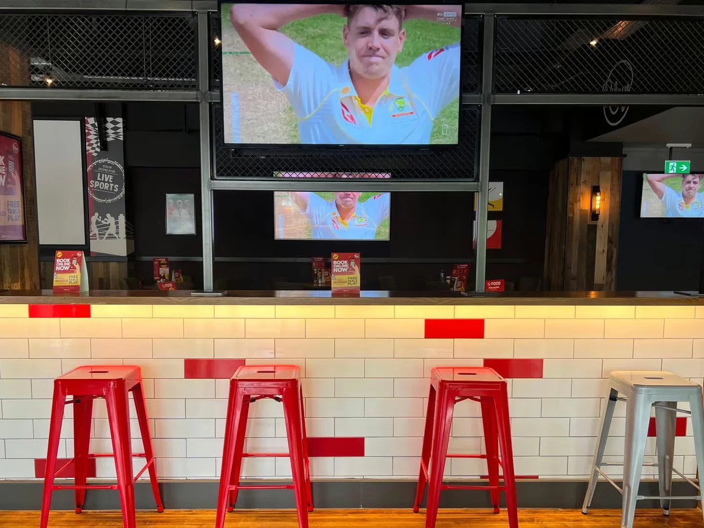 Semi-Private Area at Riley's Sports Bar - Victoria