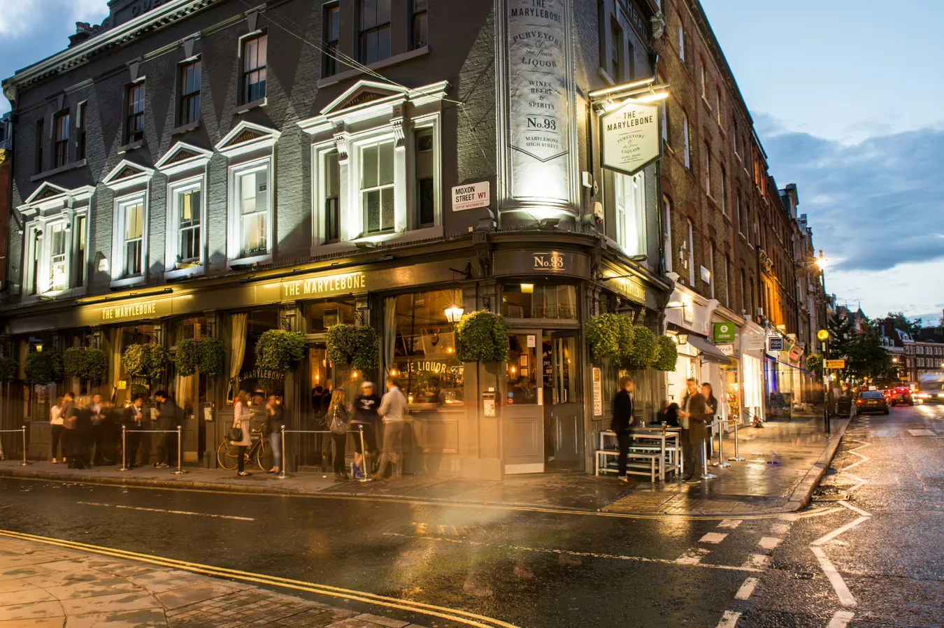 Interior of The Marylebone London