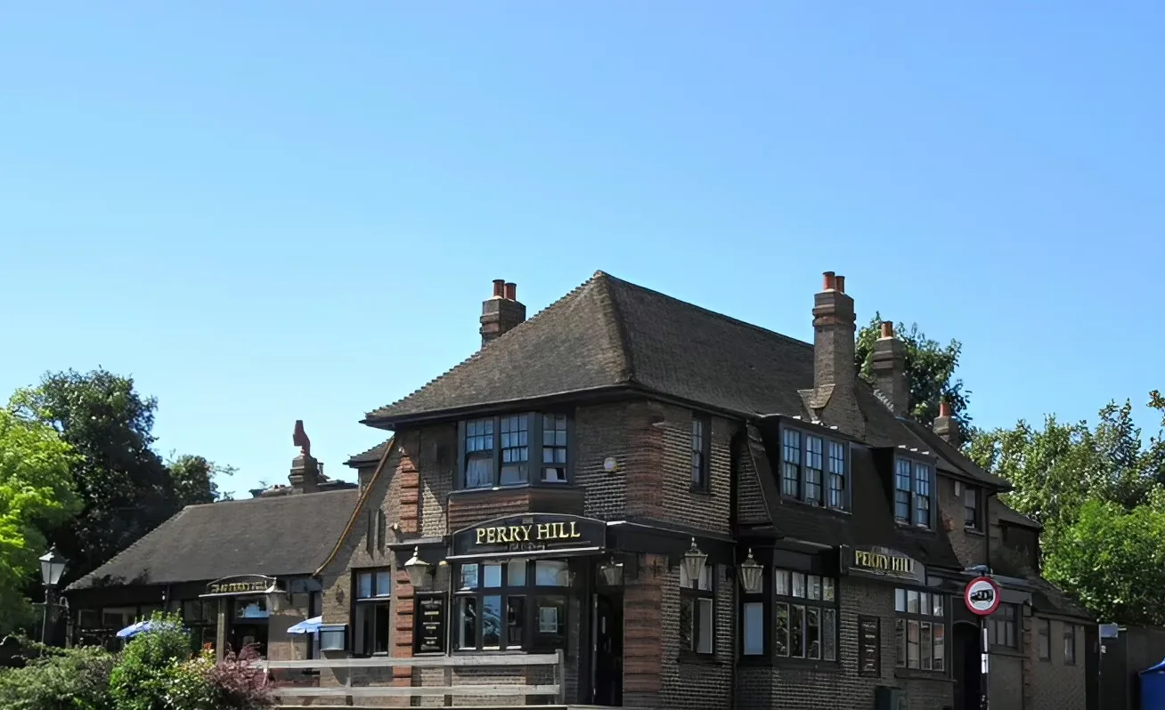 Interior of The Perry Hill Pub