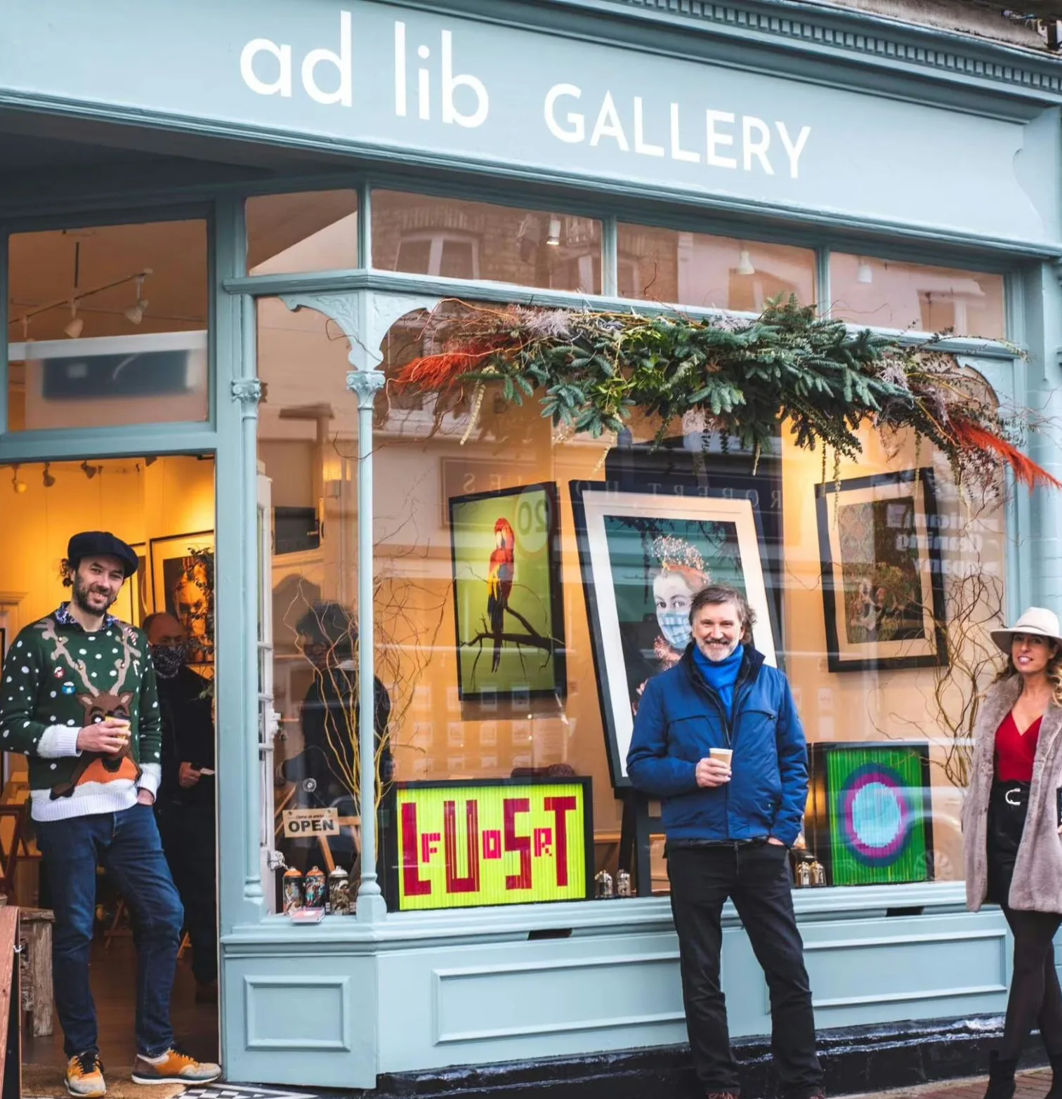 Interior of Ad Lib Gallery, 10 Church Road
