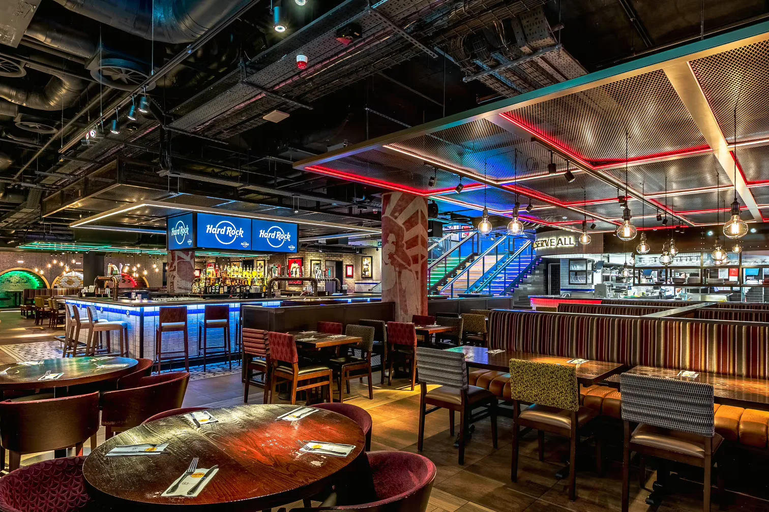 Interior of Hard Rock Cafe Piccadilly Circus