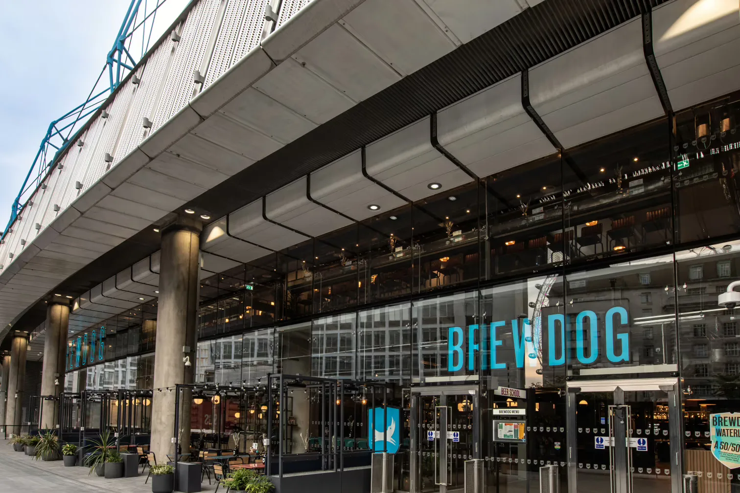 Interior of BrewDog Waterloo