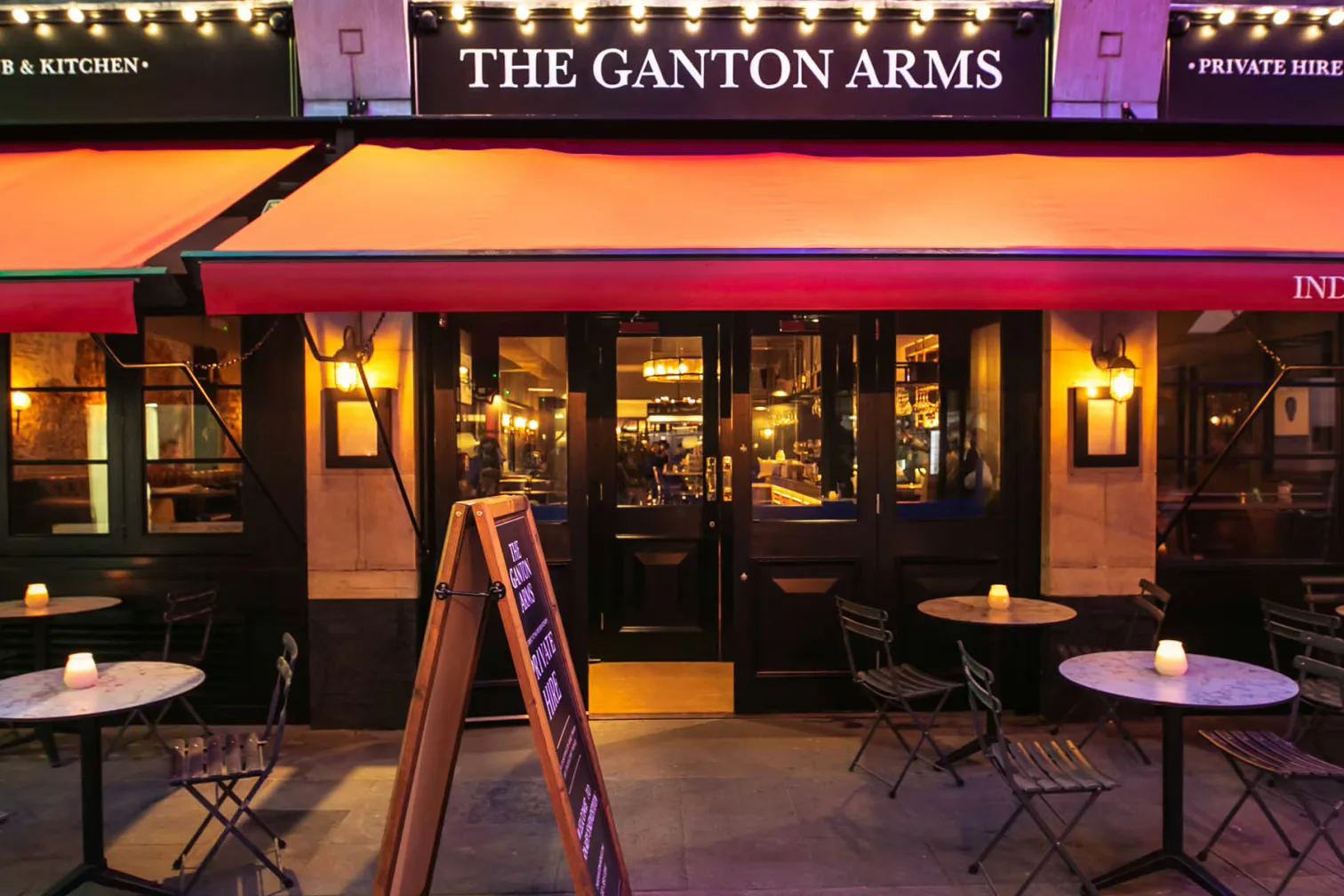 Interior of The Ganton Arms