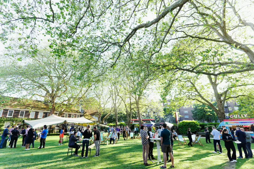 Interior of Shoreditch Gardens