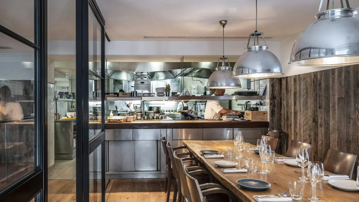 Interior of Gordon Ramsay Bar & Grill Mayfair