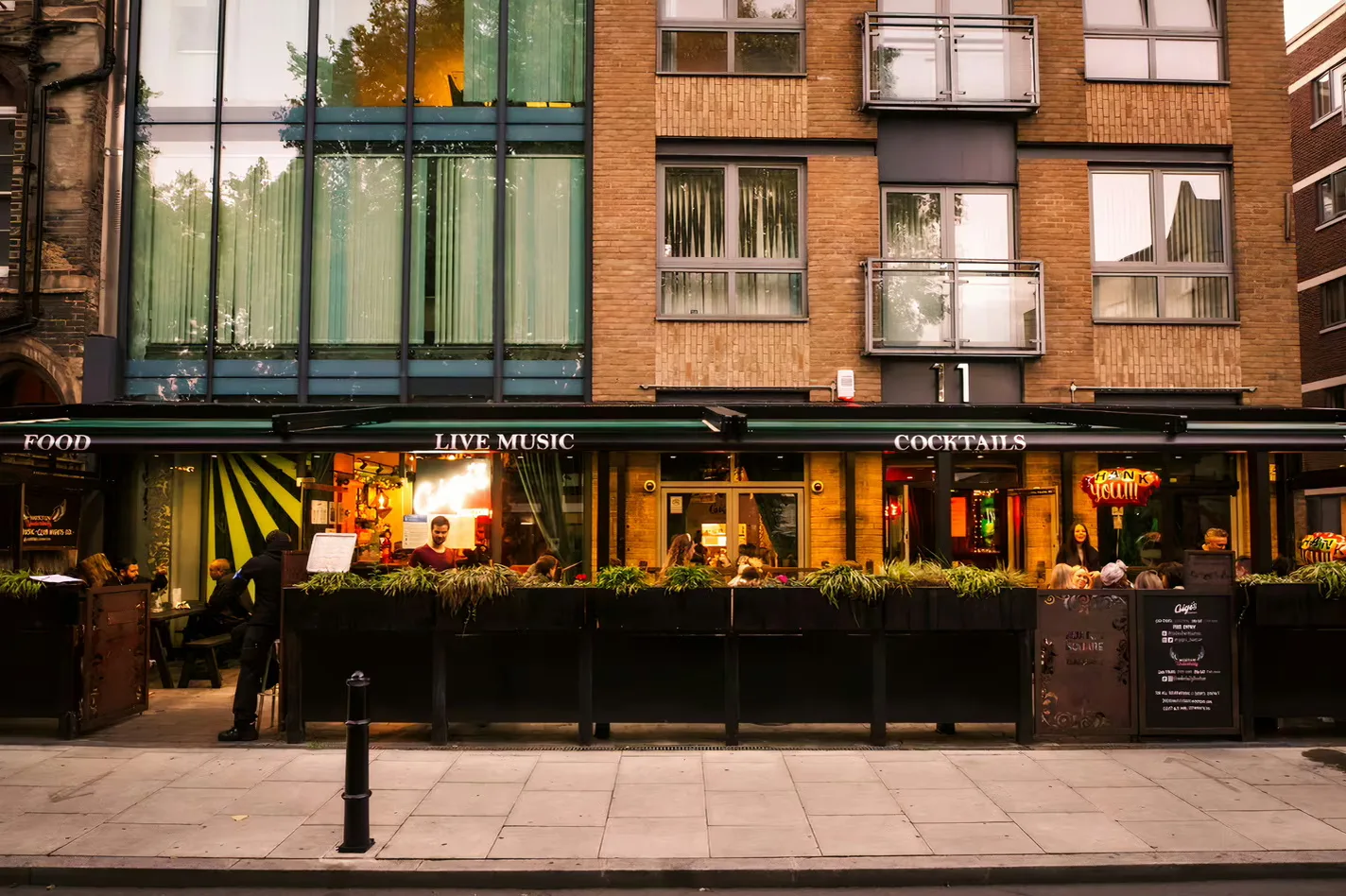 Interior of Gigi's Hoxton