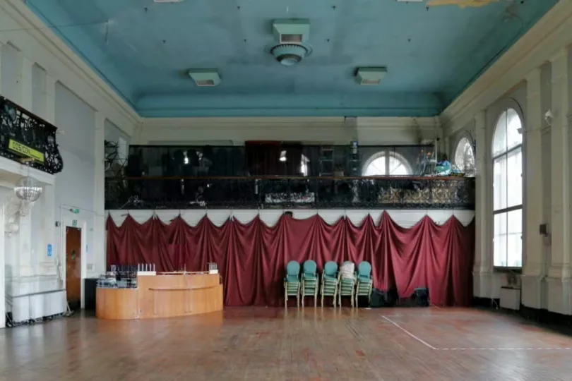 Interior of Limehouse Town Hall