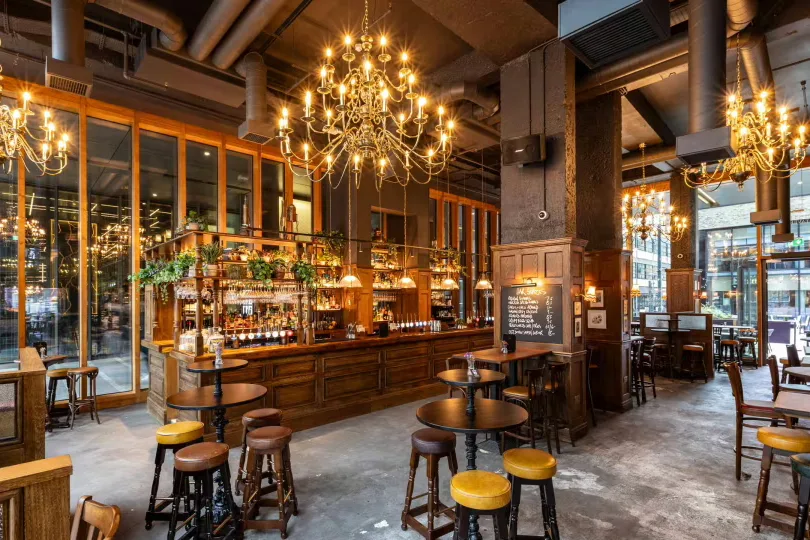 Interior of Old Street Tavern
